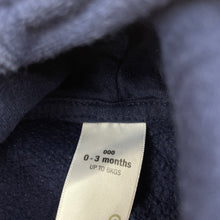 Load image into Gallery viewer, unisex Target, navy fleece lined zip hoodie sweater, FUC, size 000,  