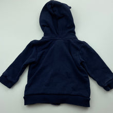 Load image into Gallery viewer, unisex Target, navy fleece lined zip hoodie sweater, FUC, size 000,  