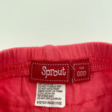 Load image into Gallery viewer, Girls Sprout, stretchy ruffle leggings / bottoms, FUC, size 000,  