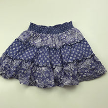 Load image into Gallery viewer, Girls Target, lined floral cotton skirt, elasticated, GUC, size 3,  