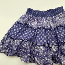 Load image into Gallery viewer, Girls Target, lined floral cotton skirt, elasticated, GUC, size 3,  