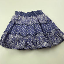 Load image into Gallery viewer, Girls Target, lined floral cotton skirt, elasticated, GUC, size 3,  