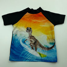Load image into Gallery viewer, Boys Target, short sleeve rashie / swim top, dinosaur, GUC, size 1,  