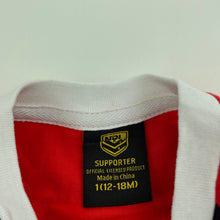 Load image into Gallery viewer, unisex NRL Supporter, St George Dragons t-shirt / top, EUC, size 1,  