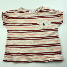 Load image into Gallery viewer, Girls Next, striped cotton top, koala, EUC, size 00,  