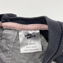Load image into Gallery viewer, Boys Baby Berry, grey t-shirt / top, dad, FUC, size 1,  