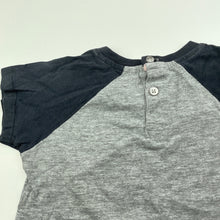 Load image into Gallery viewer, Boys Baby Berry, grey t-shirt / top, dad, FUC, size 1,  