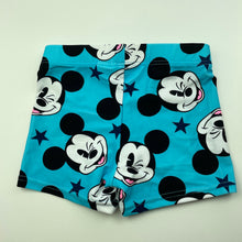 Load image into Gallery viewer, Boys Disney, Mickey Mouse swim shorts, elasticated, EUC, size 1,  