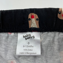 Load image into Gallery viewer, unisex Baby Berry, cotton Christmas shorts, elasticated, GUC, size 0,  