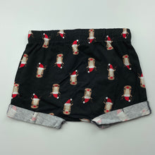 Load image into Gallery viewer, unisex Baby Berry, cotton Christmas shorts, elasticated, GUC, size 0,  