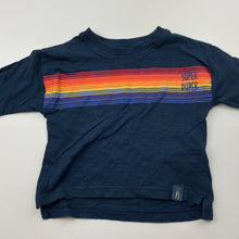 Load image into Gallery viewer, Boys Leigh Tucker Willow, navy cotton long sleeve t-shirt / top, EUC, size 00,  