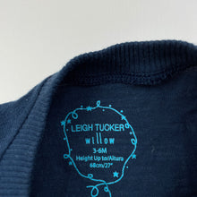 Load image into Gallery viewer, Boys Leigh Tucker Willow, navy cotton long sleeve t-shirt / top, EUC, size 00,  