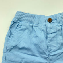 Load image into Gallery viewer, Boys Target, blue cotton shorts, elasticated, EUC, size 1,  
