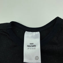 Load image into Gallery viewer, unisex Target, black cotton singlet top, EUC, size 0000,  