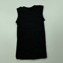 Load image into Gallery viewer, unisex Target, black cotton singlet top, EUC, size 0000,  