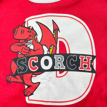 Load image into Gallery viewer, unisex NRL Supporter, St George Dragons cotton bodysuit / romper, EUC, size 00,  