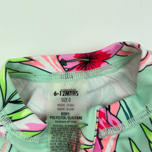 Load image into Gallery viewer, Girls Bonds, floral all-in-one rashie suit, EUC, size 0,  