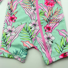 Load image into Gallery viewer, Girls Bonds, floral all-in-one rashie suit, EUC, size 0,  