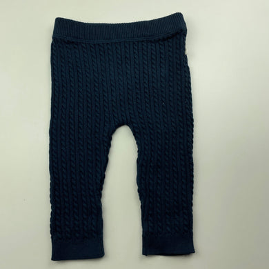 Girls Sprout, organic cotton knit leggings / bottoms, EUC, size 00,  