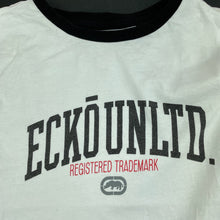 Load image into Gallery viewer, Boys Ecko Unltd, white &amp; black cotton long sleeve top, FUC, size 10,  