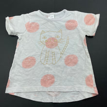 Load image into Gallery viewer, Girls Tiny Little Wonders, cotton t-shirt / top, cat, GUC, size 1,  