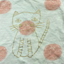 Load image into Gallery viewer, Girls Tiny Little Wonders, cotton t-shirt / top, cat, GUC, size 1,  