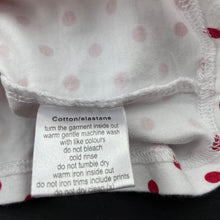 Load image into Gallery viewer, Girls BQT, red &amp; white spot long sleeve t-shirt / top, GUC, size 00,  