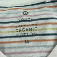 Load image into Gallery viewer, Girls Target, organic cotton long sleeve t-shirt / top, GUC, size 14,  