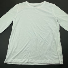 Load image into Gallery viewer, Girls Anko, white cotton long sleeve t-shirt / top, EUC, size 16,  