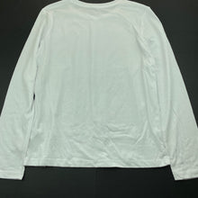 Load image into Gallery viewer, Girls Anko, white cotton long sleeve t-shirt / top, EUC, size 16,  