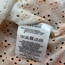 Load image into Gallery viewer, Girls Carrement Beau, lightweight broderie cotton top, EUC, size 5,  
