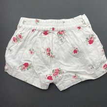 Load image into Gallery viewer, Girls Cotton On, floral linen / viscose shorts, elasticated, GUC, size 2,  