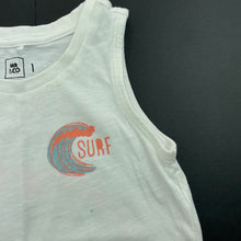 Load image into Gallery viewer, Boys Kids &amp; Co, cotton singlet / tank top, surf, GUC, size 1,  