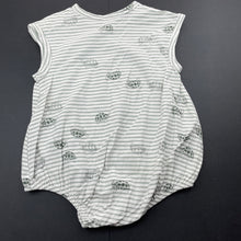 Load image into Gallery viewer, Girls Anko, striped cotton romper, tortoises, EUC, size 1,  