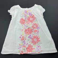 Load image into Gallery viewer, Girls Target, lined lightweight floral cotton dress, EUC, size 000, L: 33cm