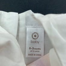 Load image into Gallery viewer, Girls Target, lined lightweight floral cotton dress, EUC, size 000, L: 33cm