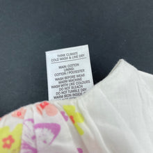 Load image into Gallery viewer, Girls Target, lined lightweight floral cotton dress, EUC, size 000, L: 33cm