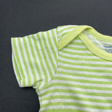Load image into Gallery viewer, unisex Gerber, striped cotton bodysuit / onesies, GUC, size 000,  