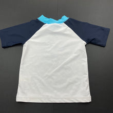 Load image into Gallery viewer, Boys Disney, Mickey Mouse short sleeve rashie / swim top, GUC, size 0,  