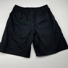 Load image into Gallery viewer, Boys School Zone, black school shorts, elasticated, GUC, size 14,  