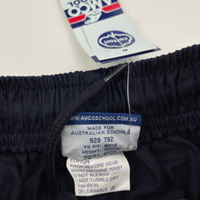Load image into Gallery viewer, Boys Amco School, navy cotton school cargo shorts, elasticated, NEW, size 8,  