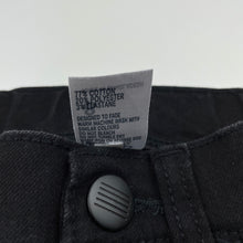 Load image into Gallery viewer, Boys Anko, black stretch denim shorts, adjustable, EUC, size 8,  