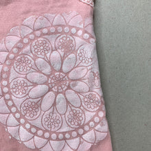 Load image into Gallery viewer, Girls pink, stretchy singlet top, lace trim, no labels, armpit to armpit: 23cm, GUC, size 1,  