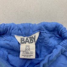 Load image into Gallery viewer, unisex Cotton On, blue lightweight pants, elaticated, GUC, size 000,  