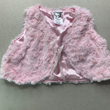 Load image into Gallery viewer, Girls Target, lightweight faux fur vest, GUC, size 000,  