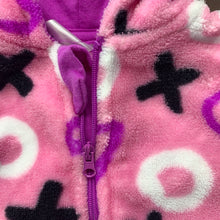 Load image into Gallery viewer, Girls Baby Berry, zip up fleece hooded sweater, EUC, size 000,  