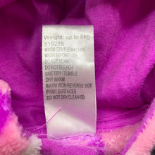 Load image into Gallery viewer, Girls Baby Berry, zip up fleece hooded sweater, EUC, size 000,  