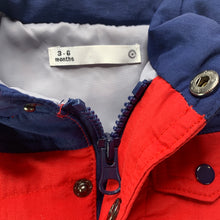 Load image into Gallery viewer, Boys Target, red &amp; navy vest / sleeveless jacket, EUC, size 00,  