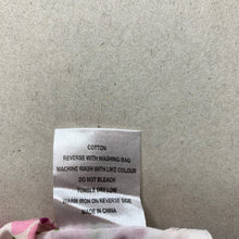 Load image into Gallery viewer, Girls Blue Sky, floral cotton party dress, matching hat, EUC, size 0, L: 42cm