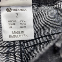 Load image into Gallery viewer, Boys B Collection, dark denim jeans, adjustable, Inside leg: 50.5cm, GUC, size 7,  
